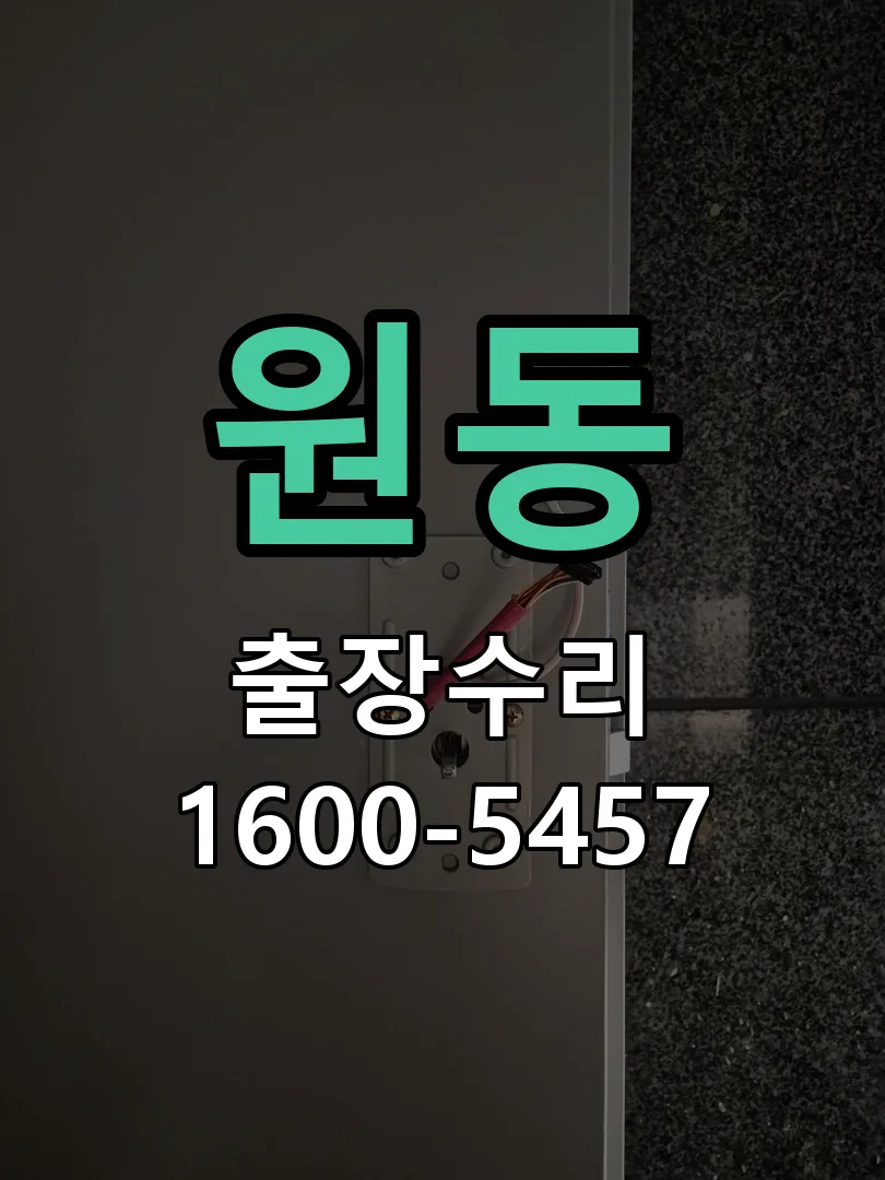 원동 현장 도착 후 상태 확인