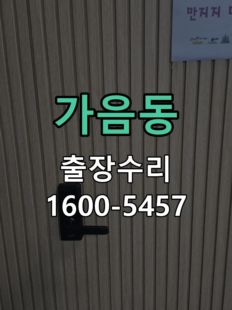 가음동 도어락 열쇠 출장 수리