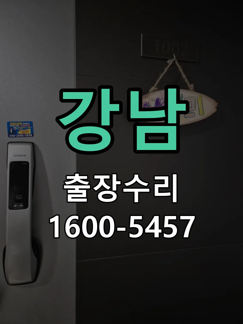 강남 잠금장치 동작 확인