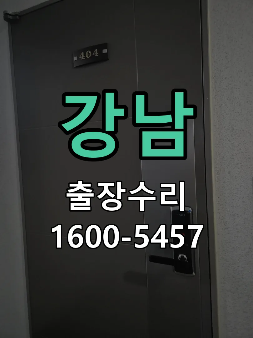 강남 도어락 열쇠 출장 수리