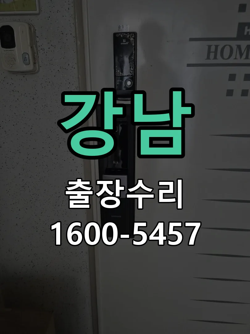 강남 잠금장치 동작 확인