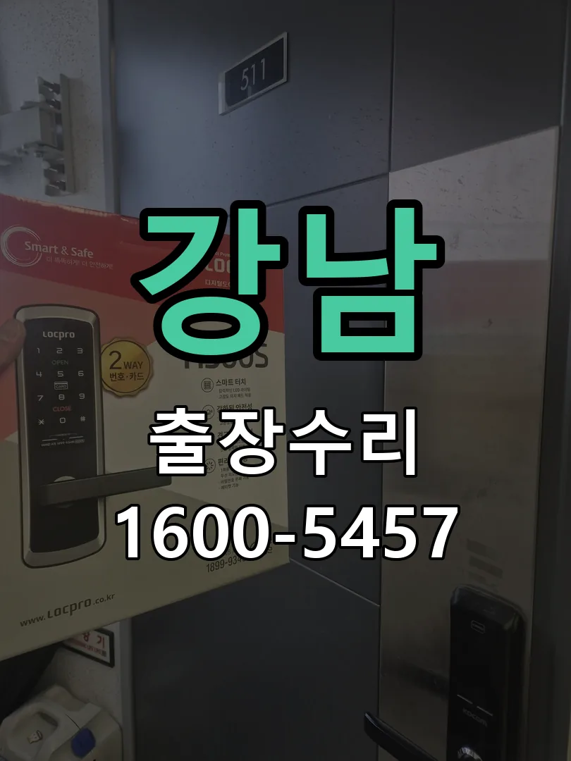 강남 잠금장치 동작 확인