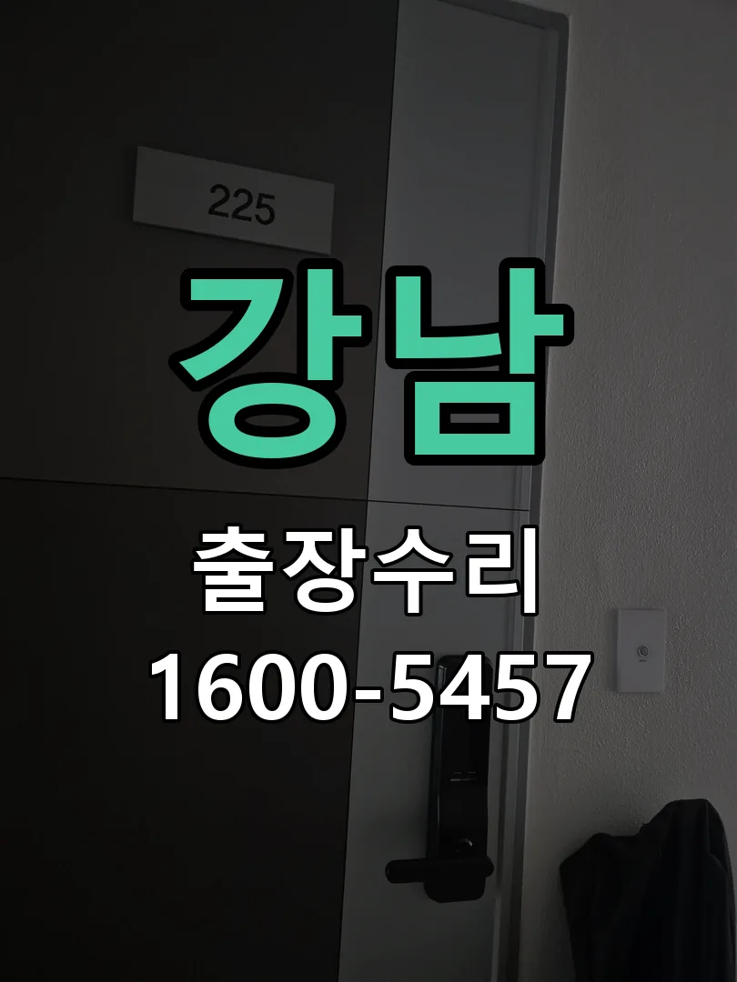 강남 도어락 열쇠 출장 수리