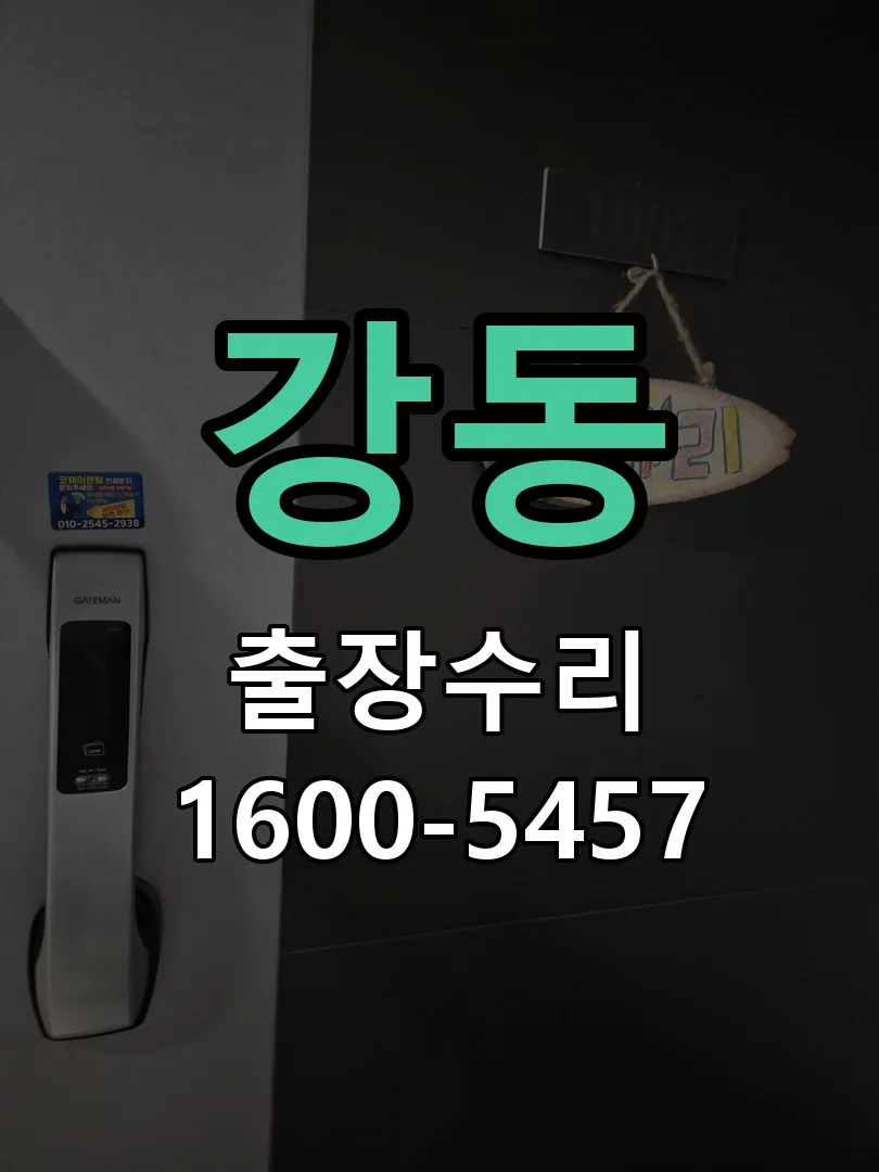 강동 잠금장치 동작 확인