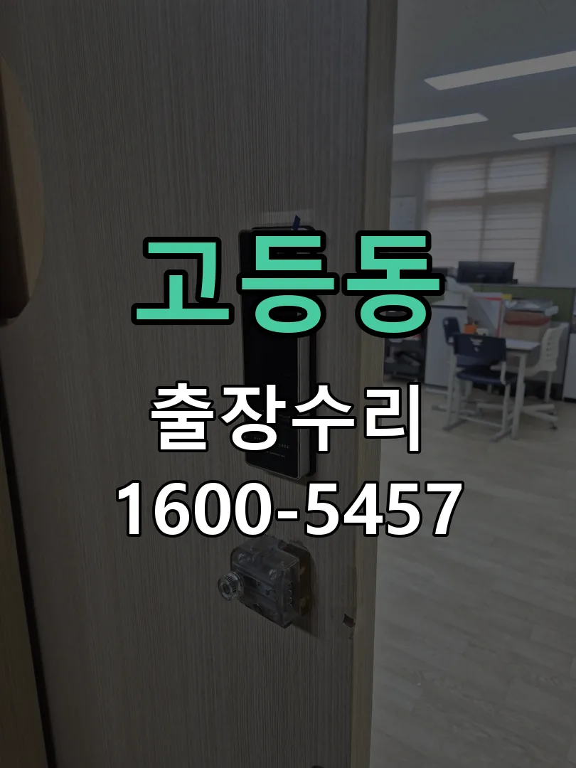 고등동 현장 도착 후 상태 확인