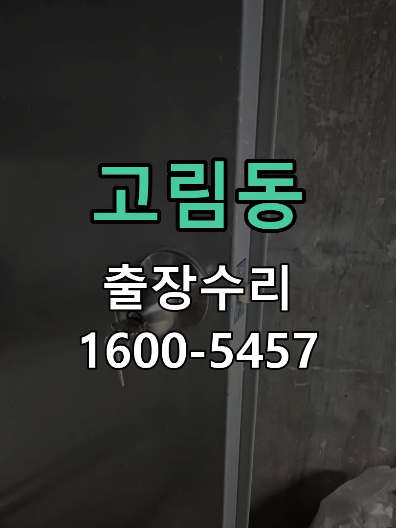 고림동 잠금장치 동작 확인