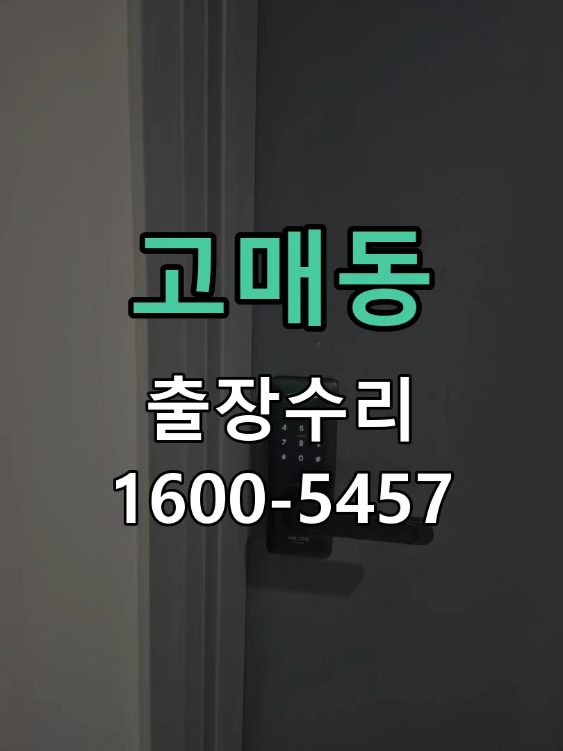 고매동 본체 분리 및 내부 점검
