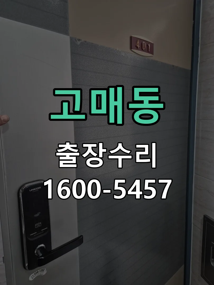 고매동 현장 도착 후 상태 확인