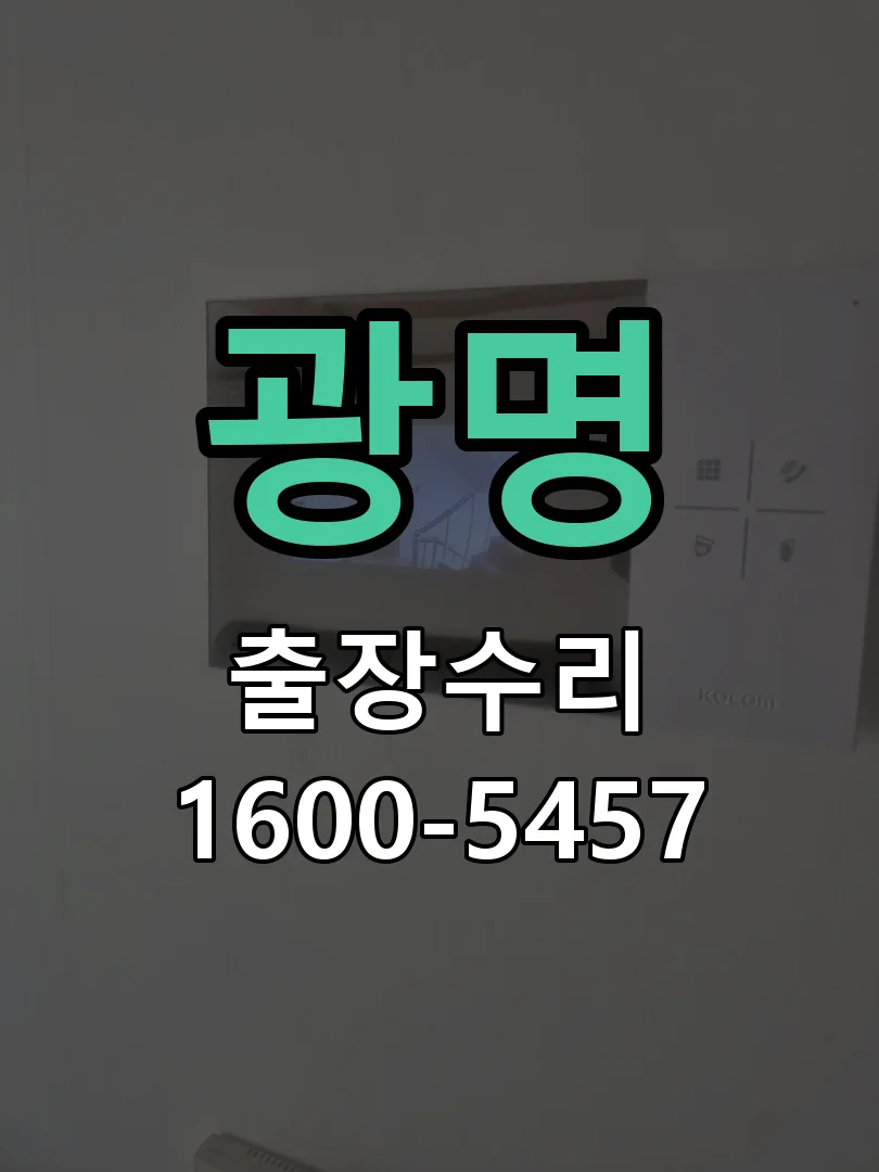 광명 배선·접점 정리