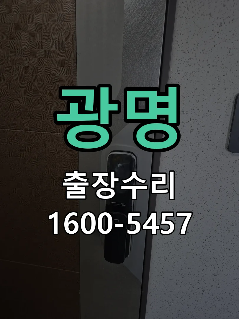 광명 잠금장치 동작 확인