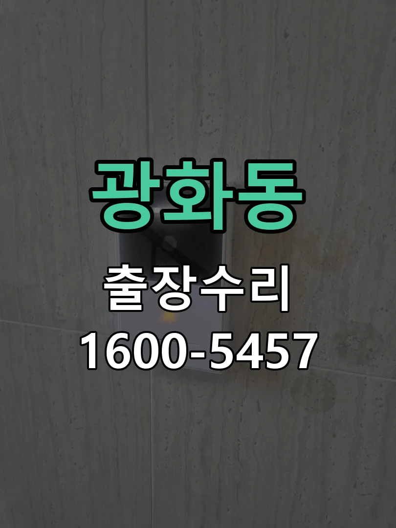 광화동 잠금장치 동작 확인