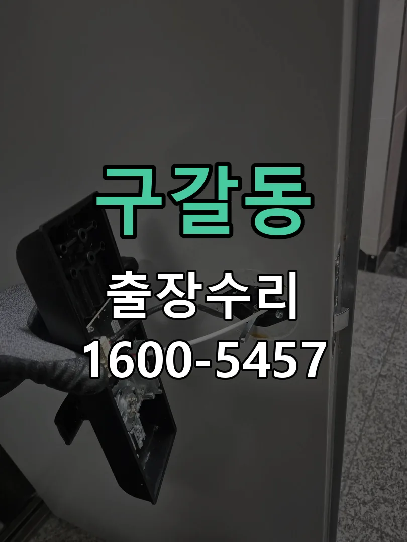 구갈동 현장 도착 후 상태 확인