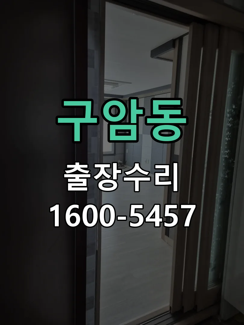 구암동 잠금장치 동작 확인