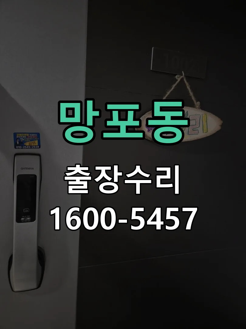 망포동 잠금장치 동작 확인
