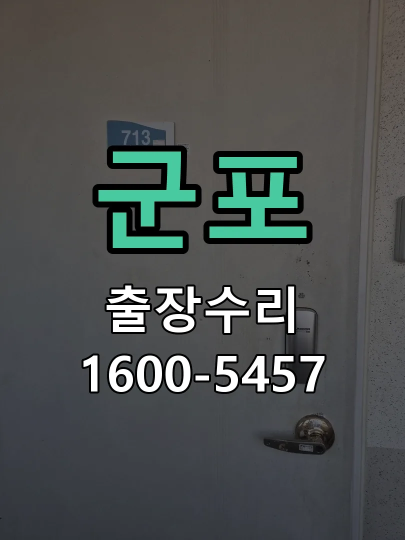 군포 잠금장치 동작 확인