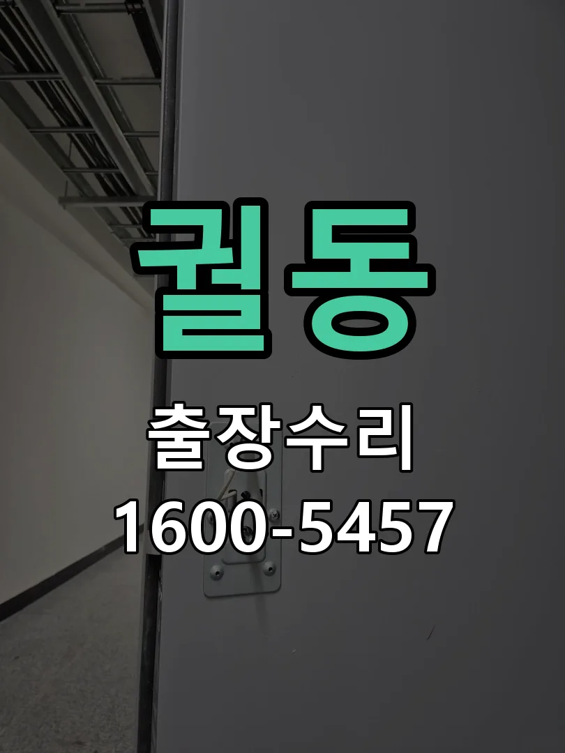궐동 잠금장치 동작 확인