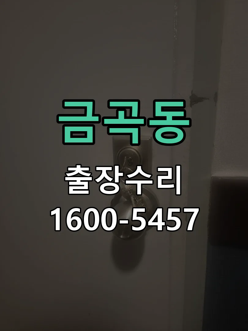 금곡동 본체 분리 및 내부 점검
