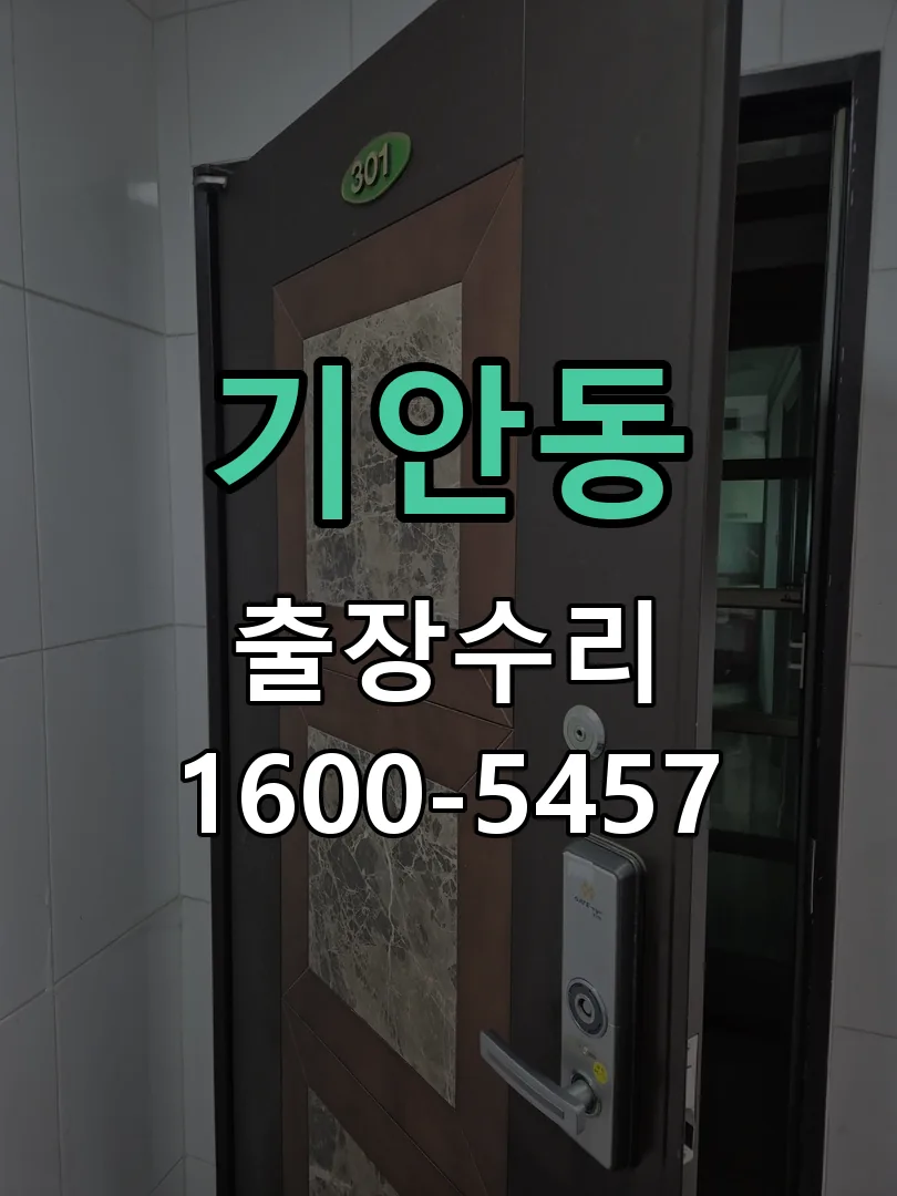 기안동 도어락 열쇠 출장 수리