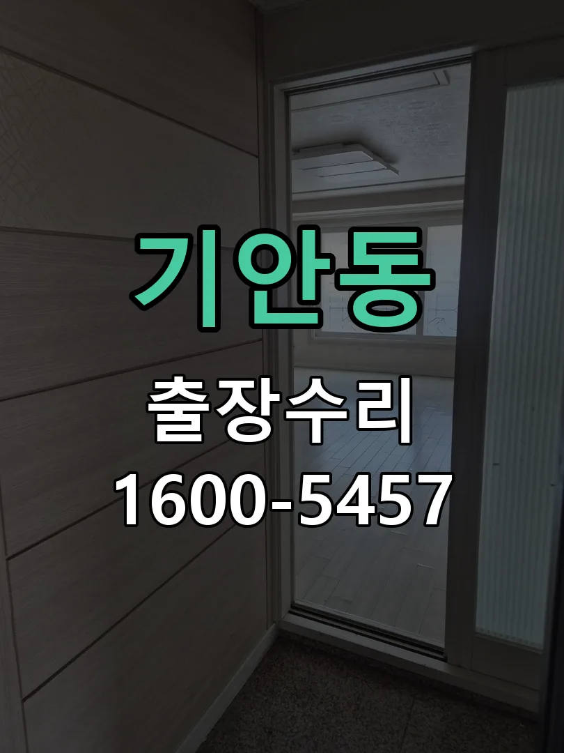 기안동 도어락 열쇠 출장 수리