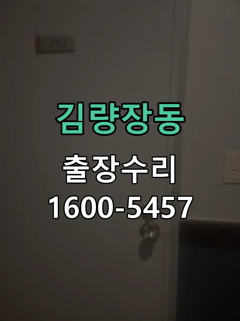 김량장동 도어락 열쇠 출장 수리