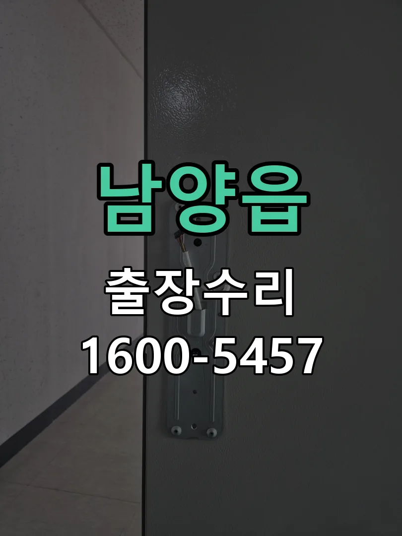 남양읍 도어락 열쇠 출장 수리
