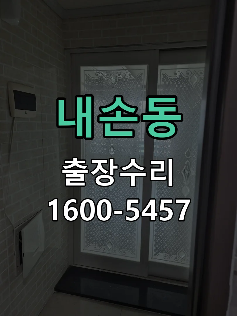 내손동 잠금장치 동작 확인
