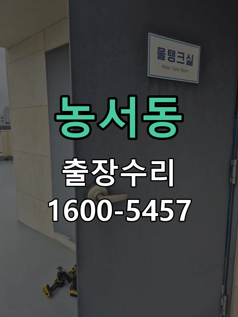 농서동 도어락 열쇠 출장 수리