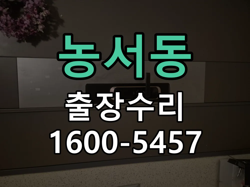 농서동 잠금장치 동작 확인