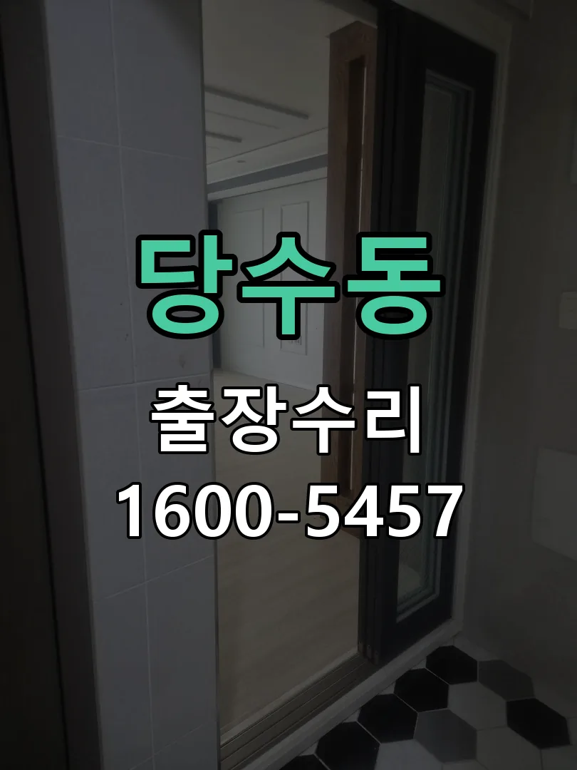 당수동 도어락 열쇠 출장 수리