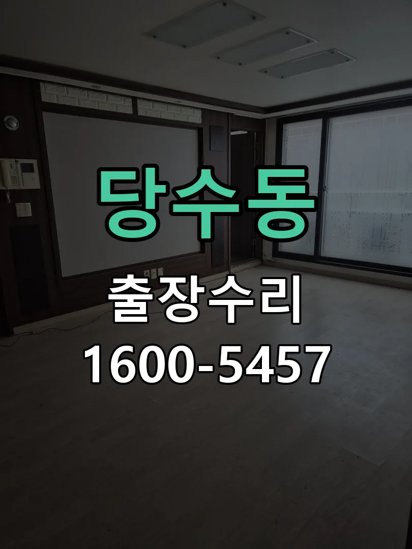당수동 도어락 열쇠 출장 수리