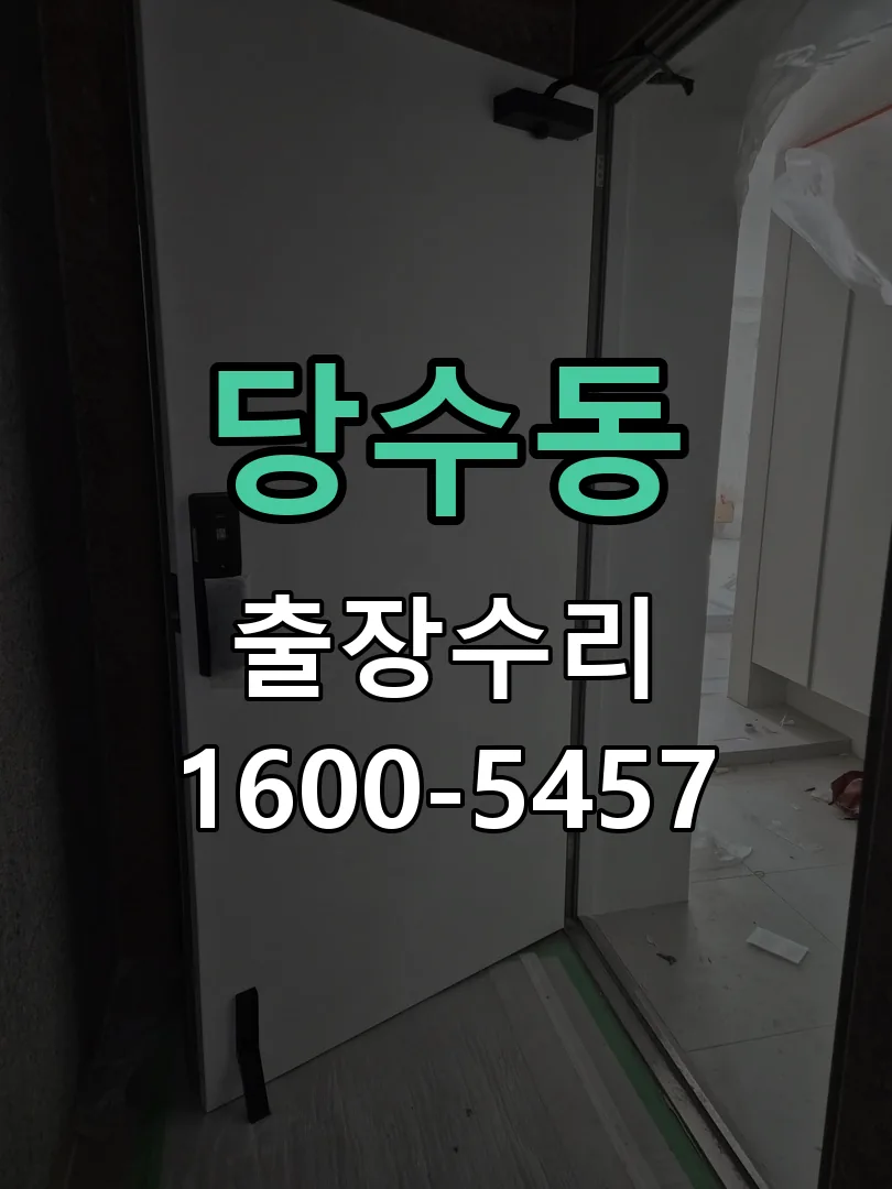 당수동 잠금장치 동작 확인