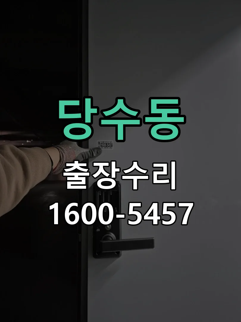 당수동 도어락 열쇠 출장 수리