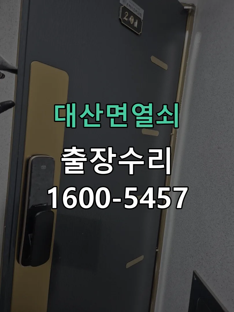 경기 도어락 열쇠 출장 수리