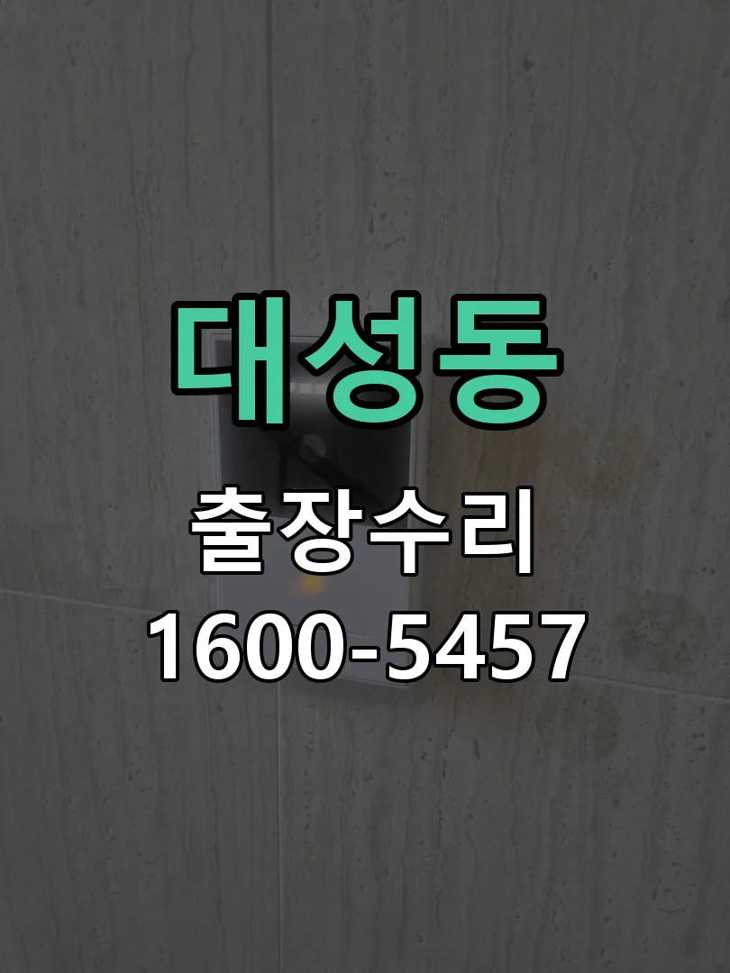 대성동 잠금장치 동작 확인