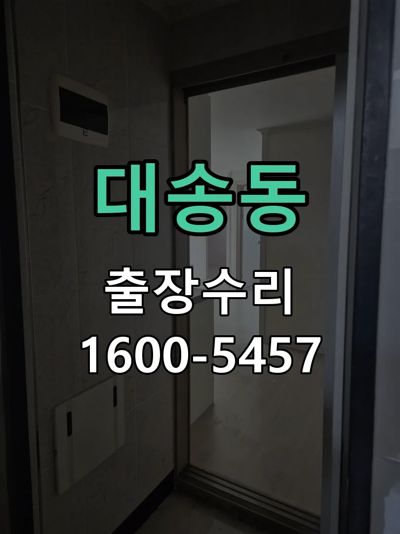 대송동 도어락 열쇠 출장 수리
