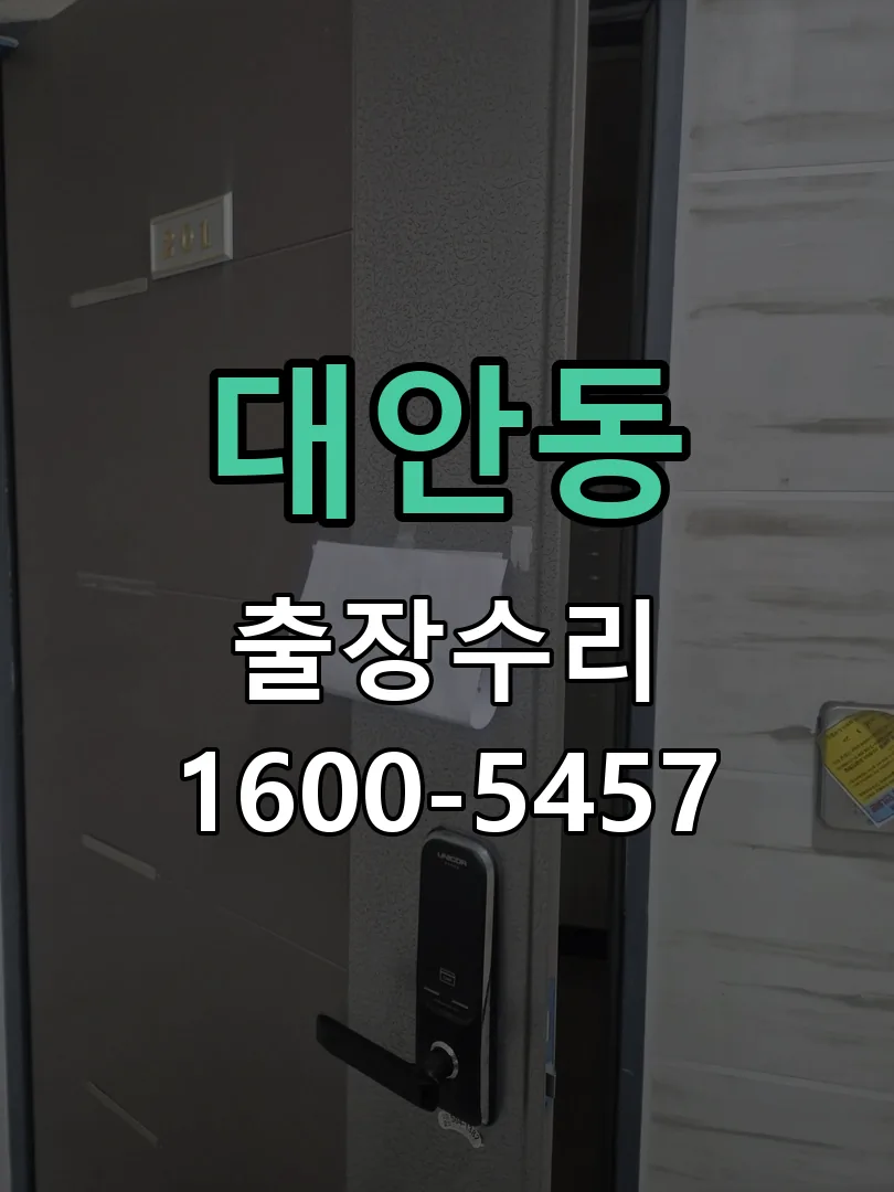 대안동 잠금장치 동작 확인