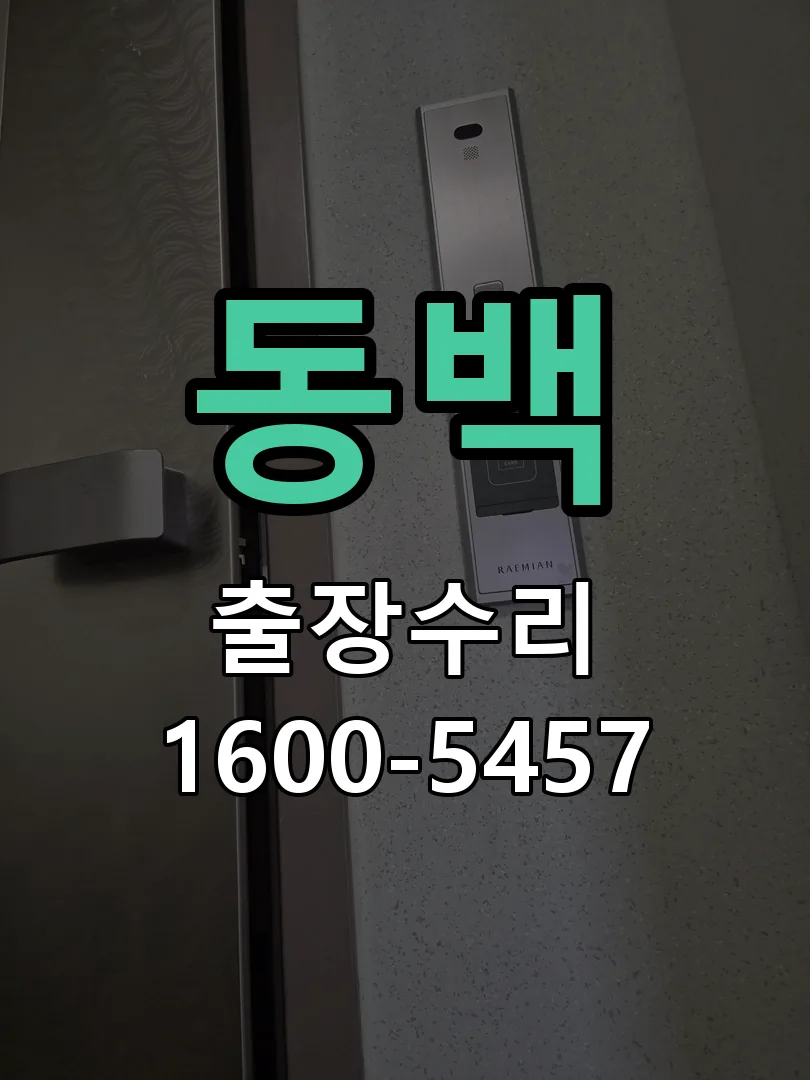 동백 잠금장치 동작 확인