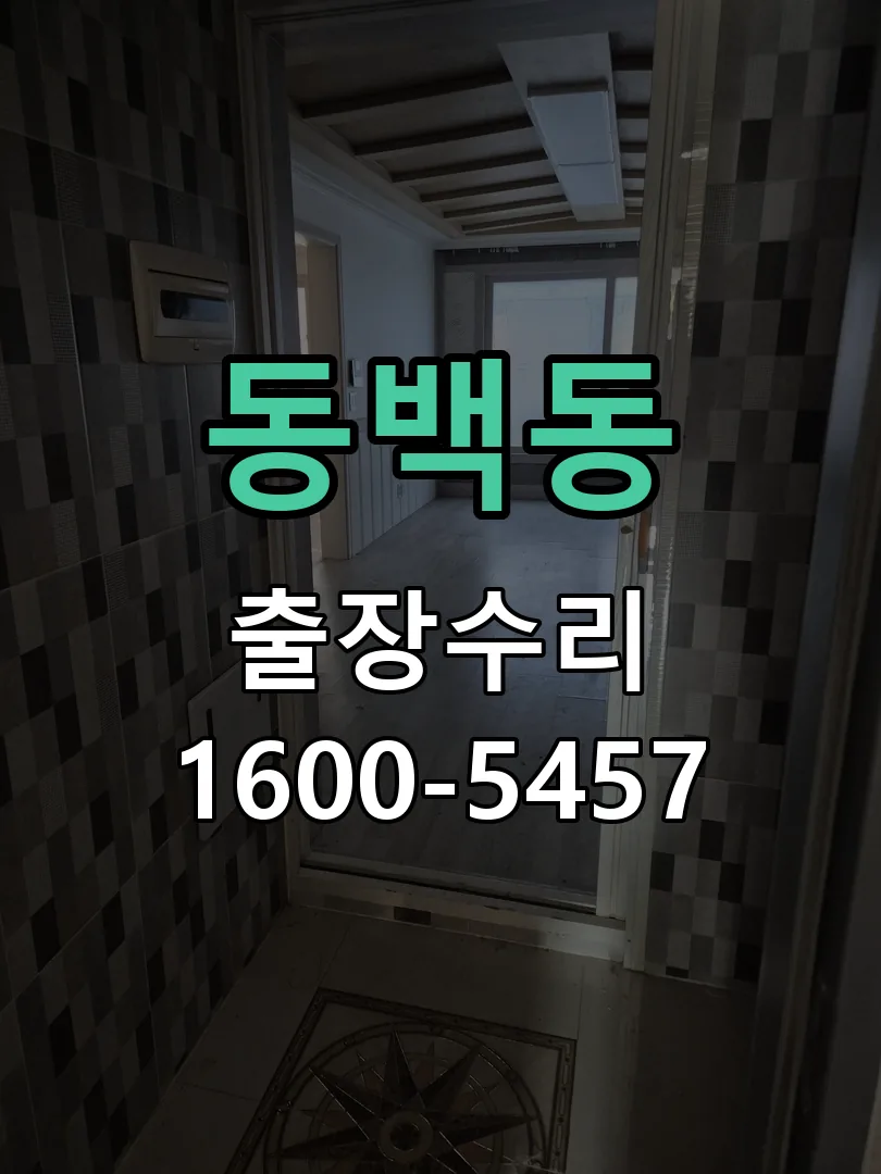 동백동 본체 분리 및 내부 점검