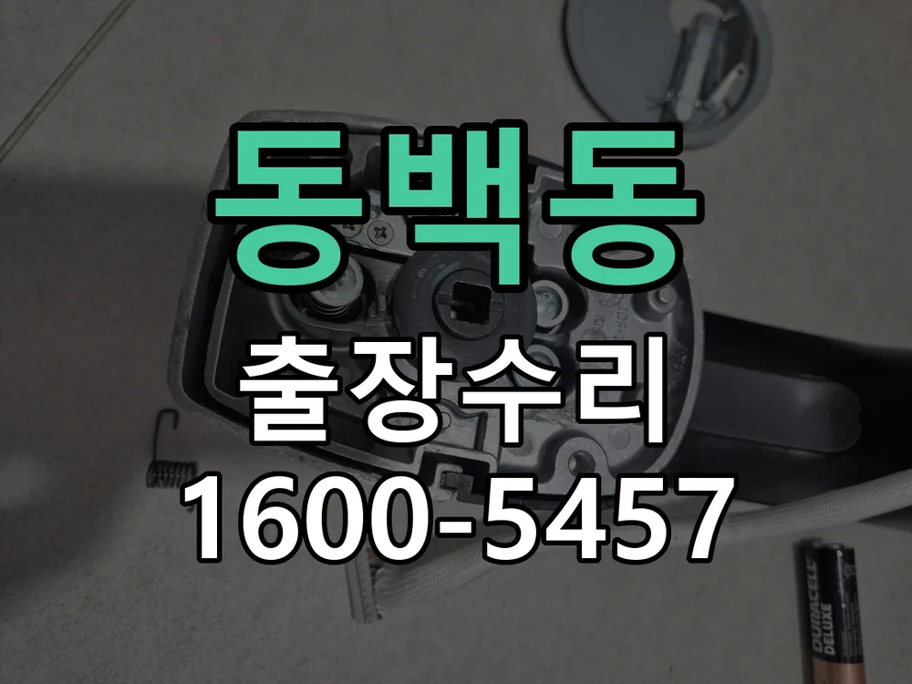동백동 본체 분리 및 내부 점검