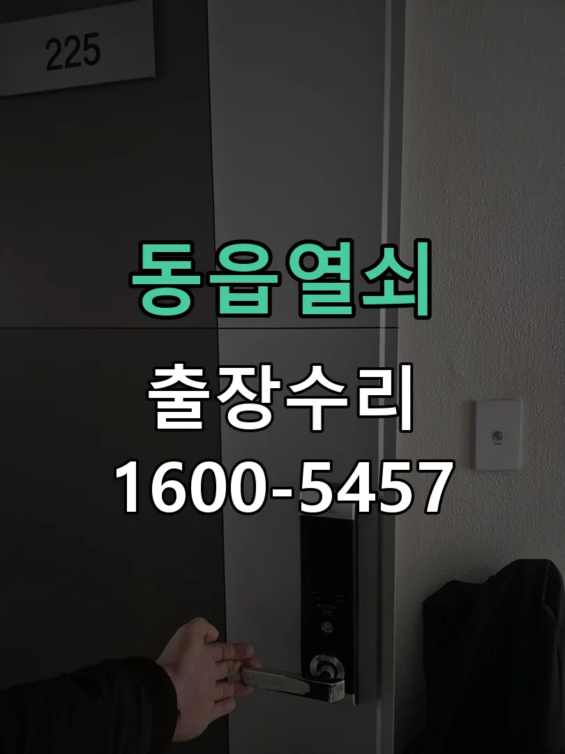 경기 잠금장치 동작 확인