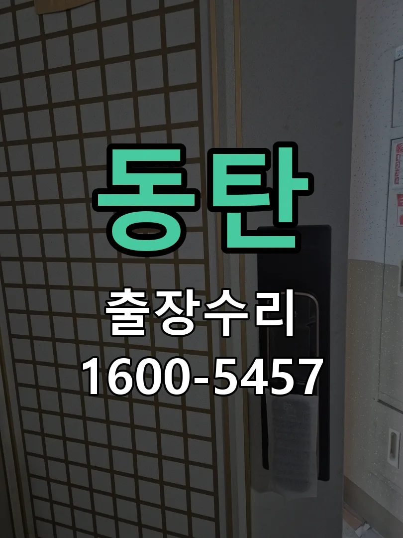 동탄 잠금장치 동작 확인