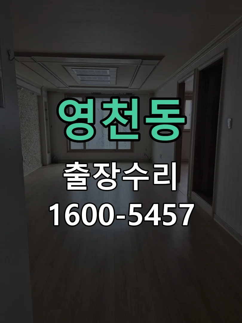 영천동 도어락 열쇠 출장 수리