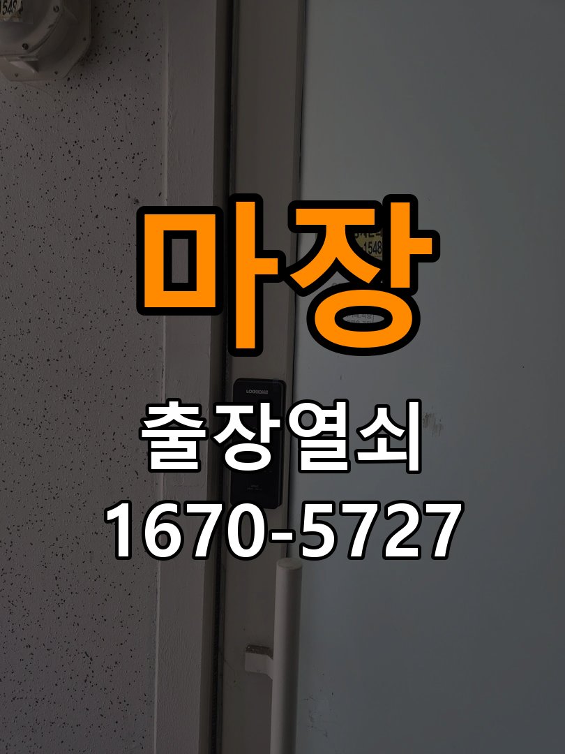 마장 보조키 특수키 안전고리 추가 설치 도어락 외에 추가적인 이중 보안 잠금장치 필요 현장 출장