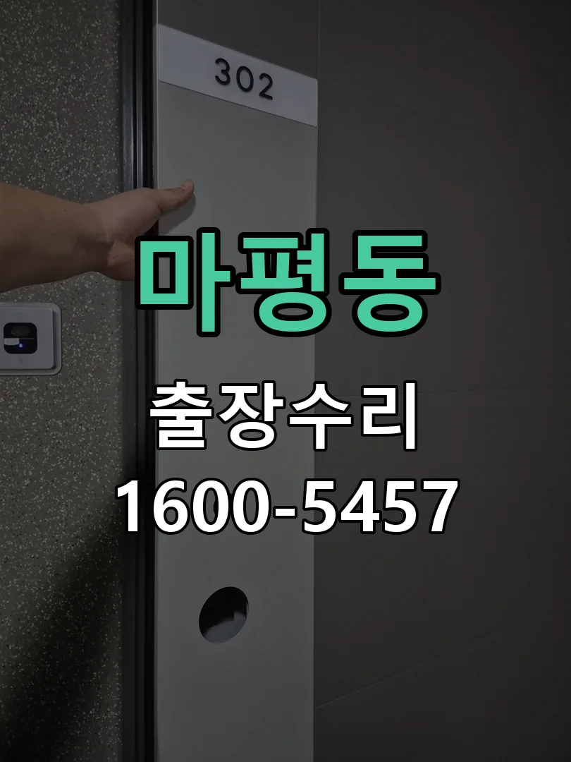마평동 잠금장치 동작 확인