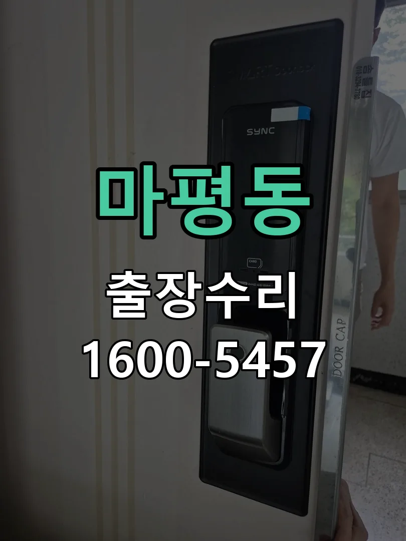 마평동 잠금장치 동작 확인