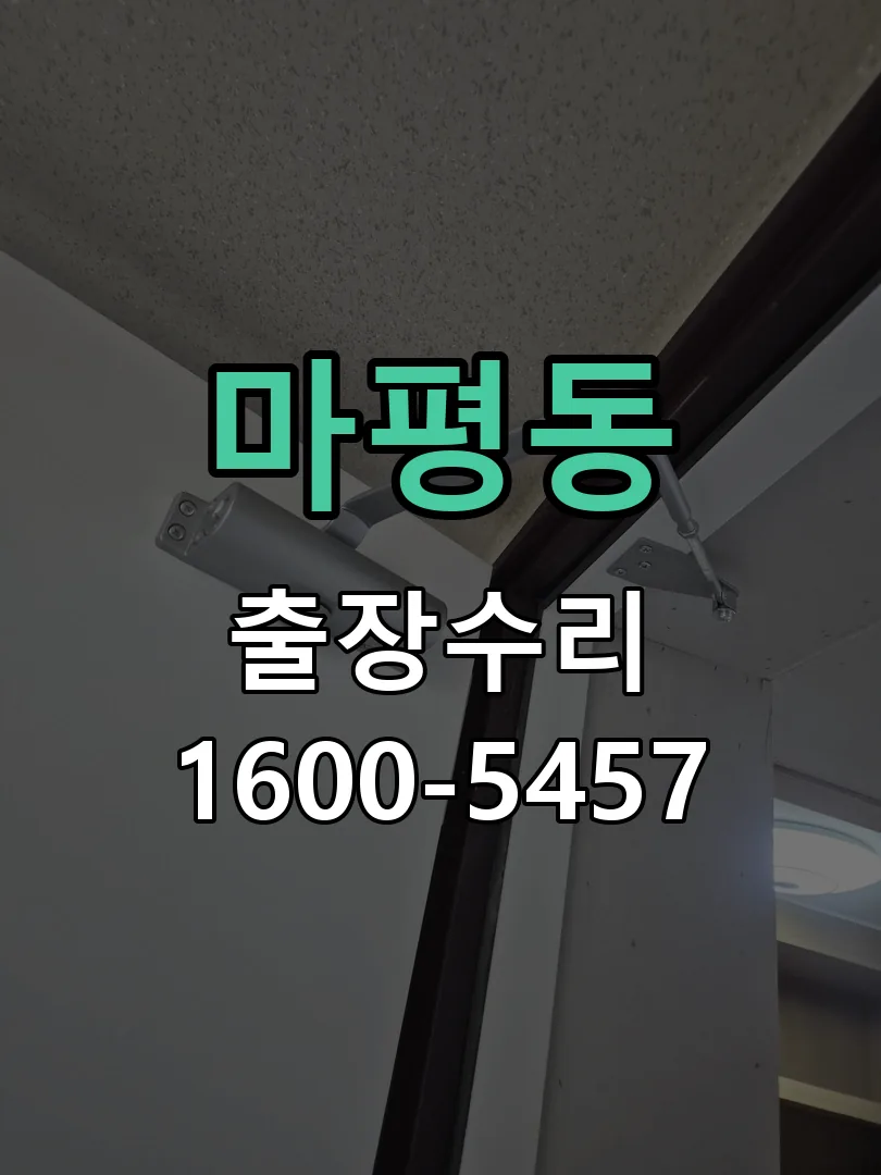 마평동 잠금장치 동작 확인