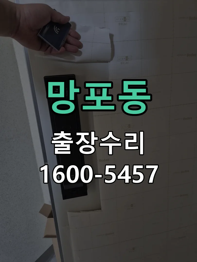 망포동 잠금장치 동작 확인