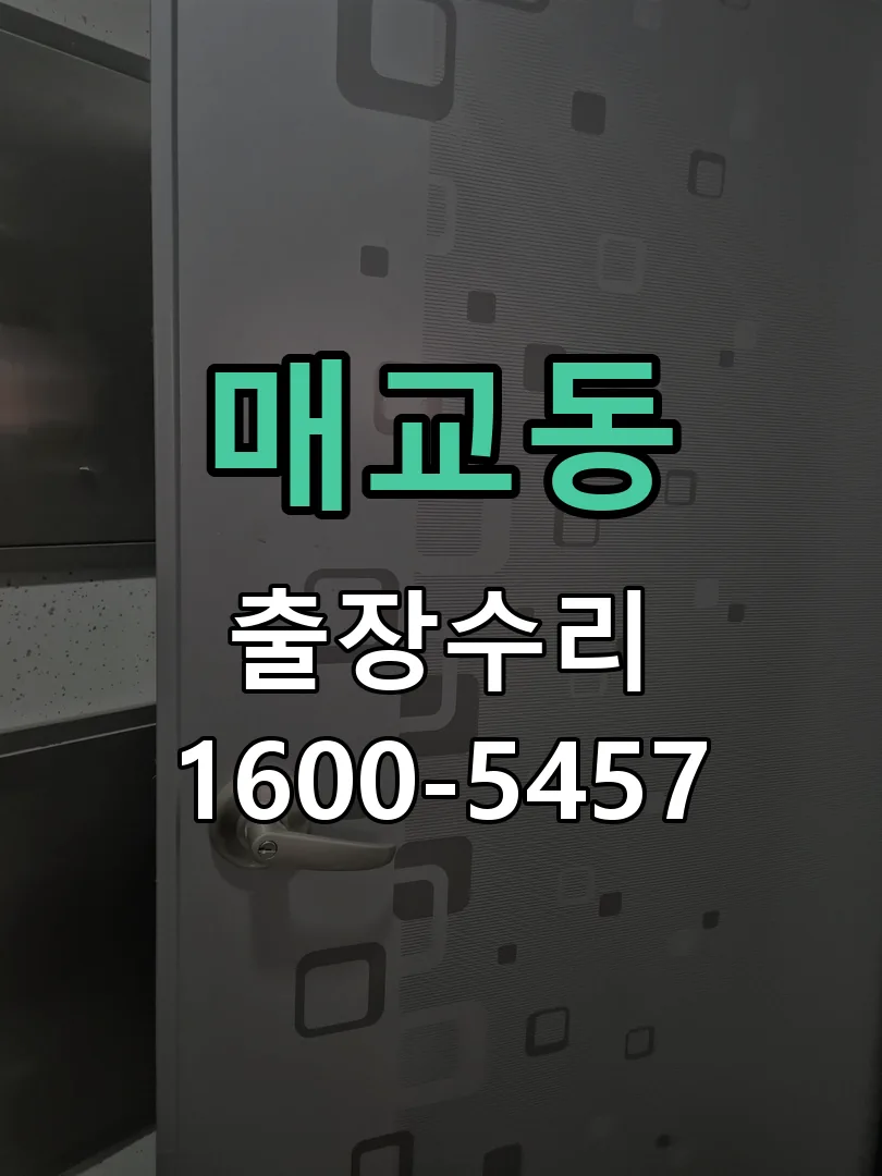 매교동 교체 작업 진행