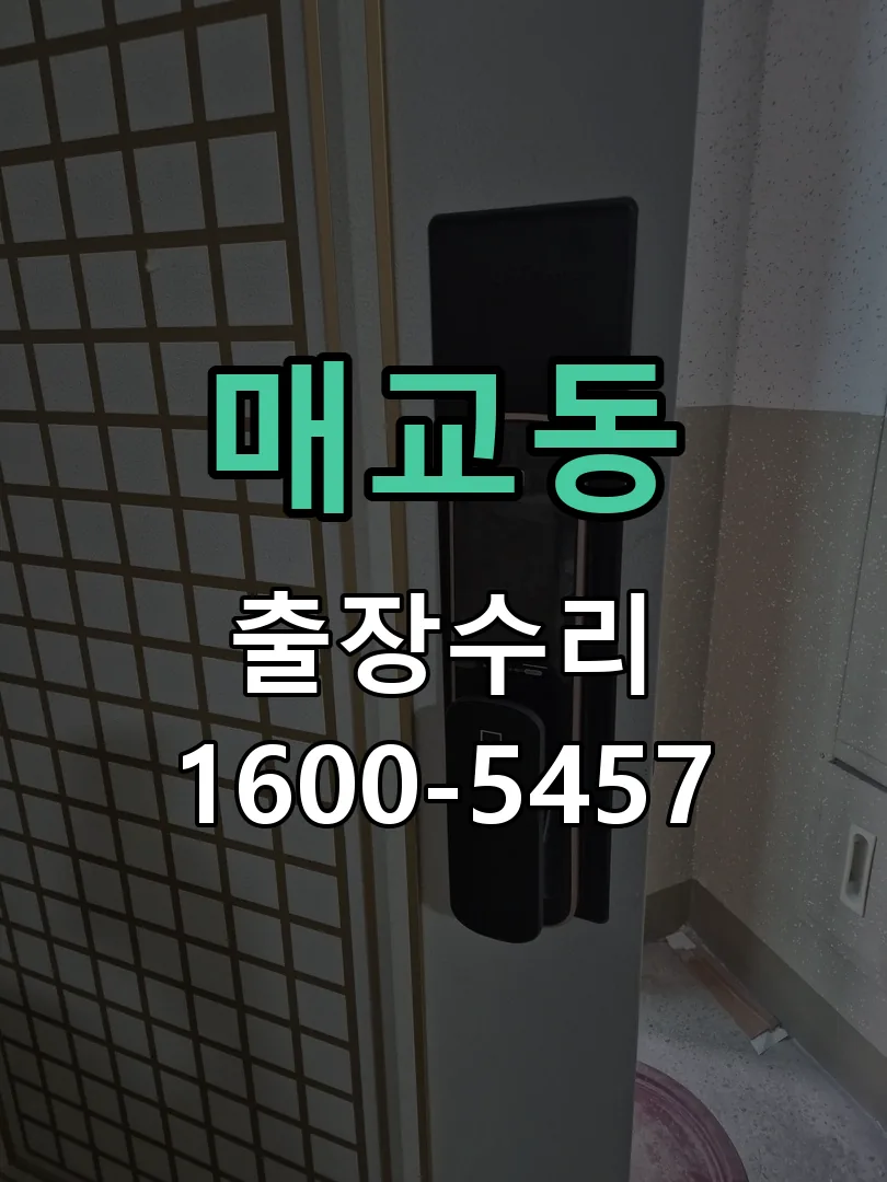 매교동 교체 작업 진행