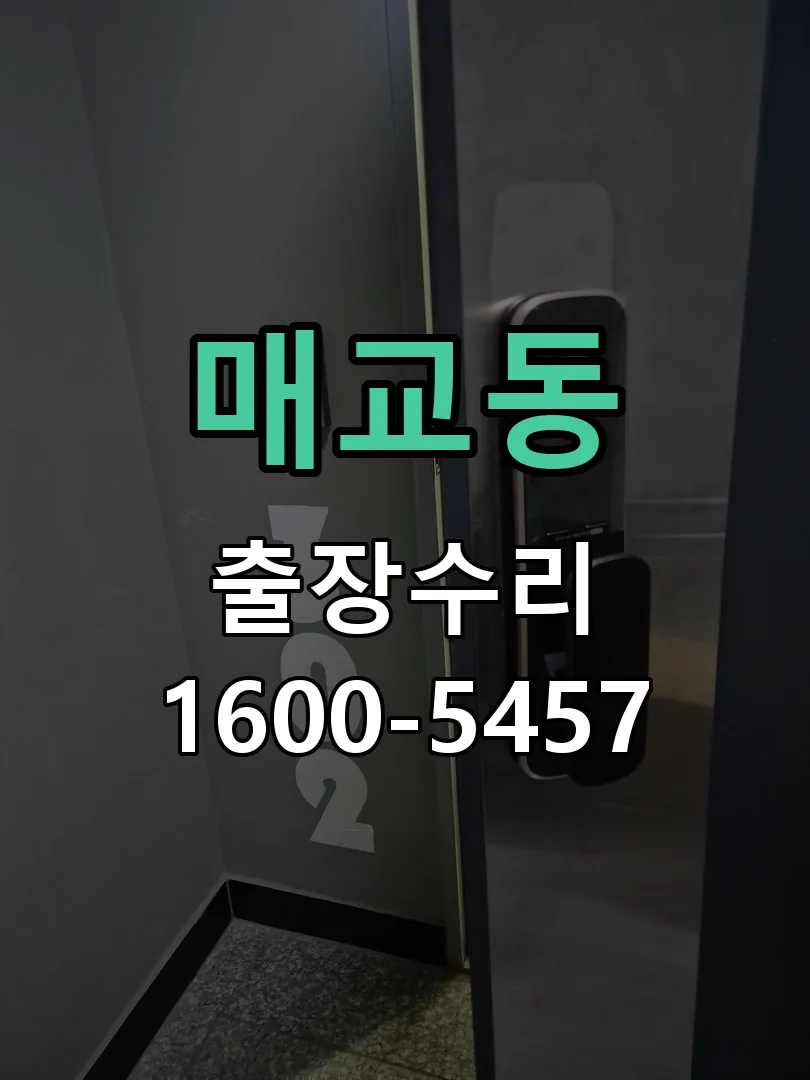 매교동 교체 작업 진행